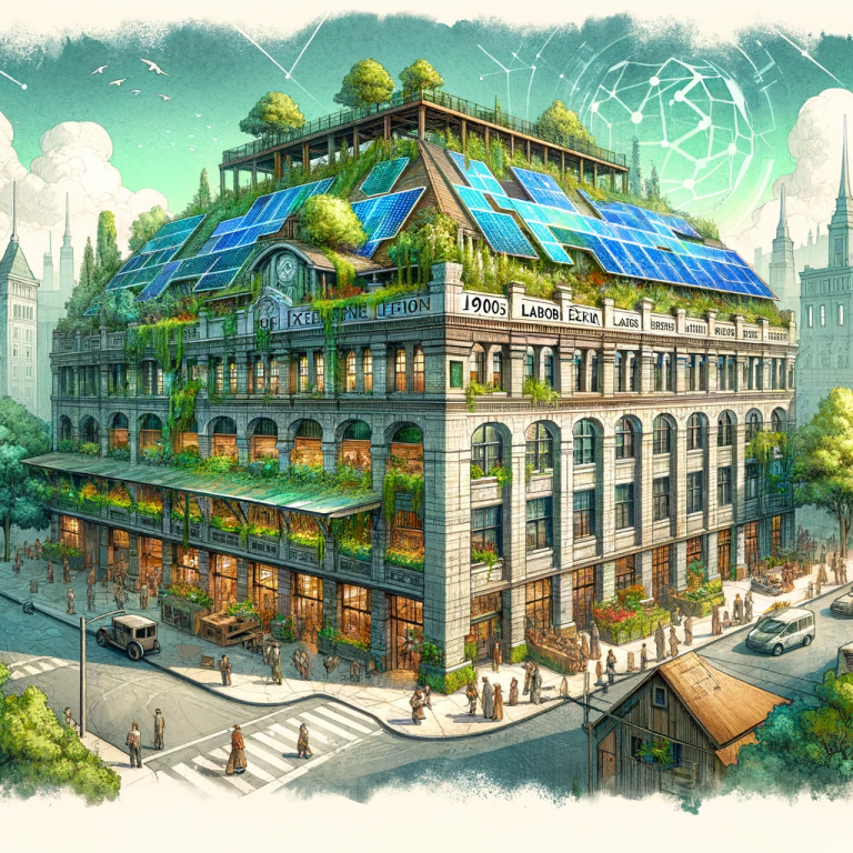 Image illustrant l'impact positif des plateformes digitales sur l'économie verte, favorisant l'optimisation des ressources et la collaboration intersectorielle pour une transition écologique.