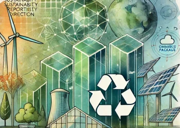 📷 Infographie illustrant l’évolution de la CSRD : de la NFRD à la simplification du reporting ESG via le paquet Omnibus, avec une mise en avant de la double matérialité et des nouvelles obligations des entreprises.