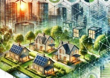 Projet de rénovation énergétique pour réduire les émissions de GES, illustrant les émissions évitées grâce à des solutions bas-carbone.