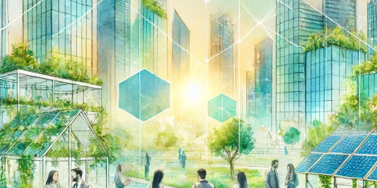 Image de professionnels collaborant dans le cadre d'une action collective environnementale, symbole de la transition écologique et de l'innovation durable.