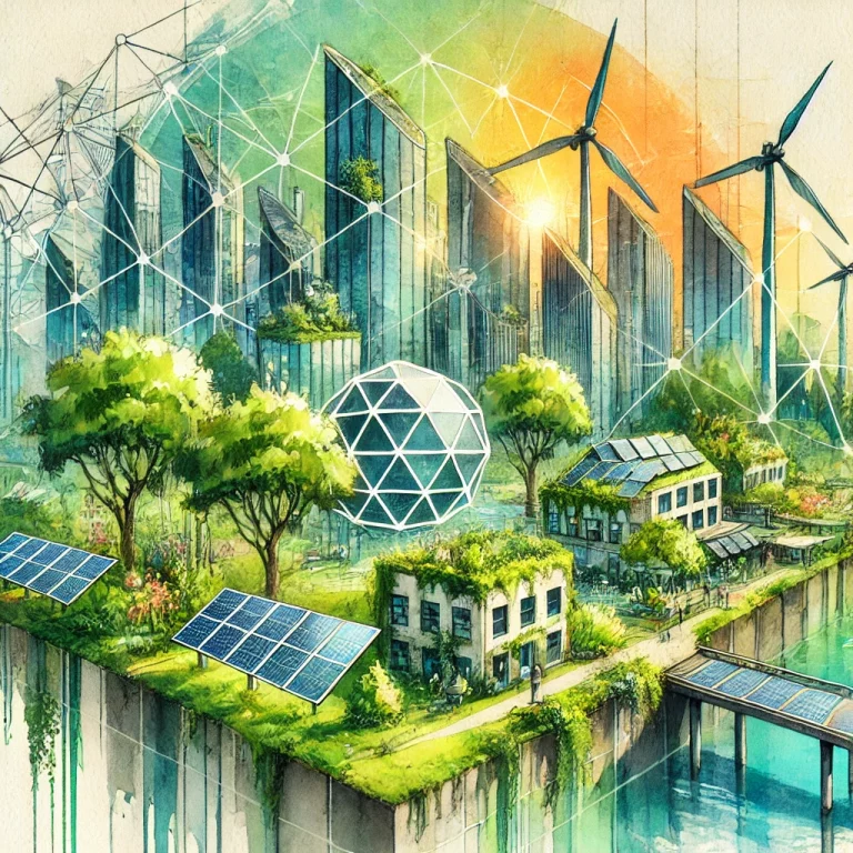 Graphique illustrant la rentabilité de l’action climatique, comparant le coût de l’inaction et les bénéfices des investissements verts pour la croissance économique et la réduction des risques financiers.