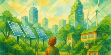 Graphique montrant les principaux postes d’investissement en numérique responsable et les économies générées sur l’énergie, le matériel et les émissions carbone.