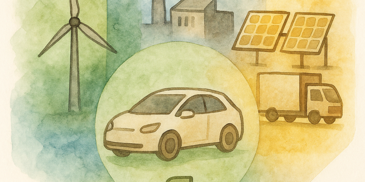 Illustration des solutions de décarbonation des entreprises : technologies bas-carbone pour les scopes 1, 2 et 3, avec exemples de secteurs industriels