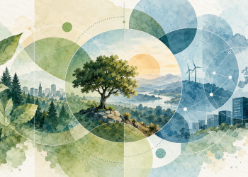 Illustration de la robustesse numérique, de la résilience et de la sobriété au service de la performance durable.