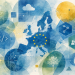 Illustration de la souveraineté numérique européenne fondée sur l’open source, les communs numériques et les infrastructures partagées.